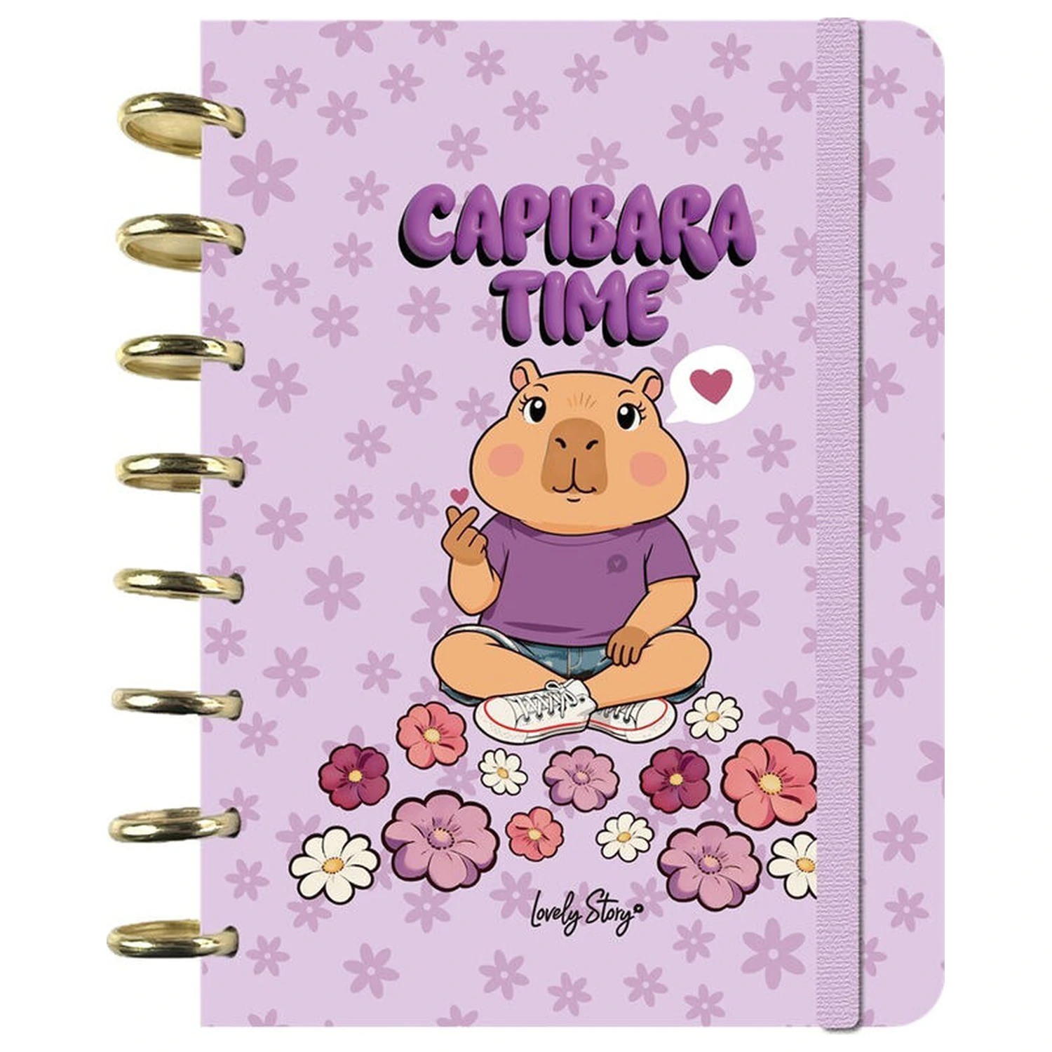 Capybara Time A5 bilježnica fotografija proizvoda