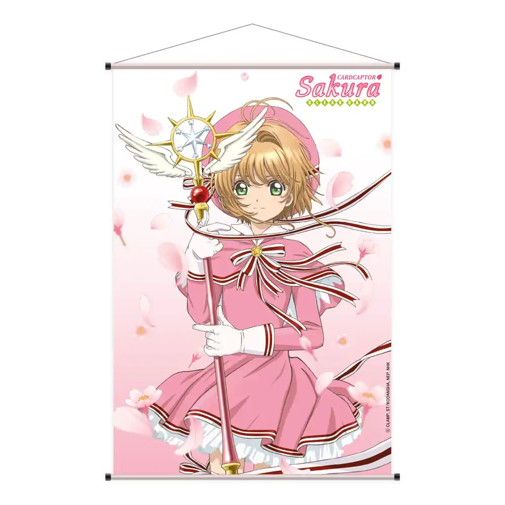 Cardcaptor Sakura Clear Card Zidni svitak Sakura Kinomoto Cherry Blossoms 60 x 90 cm fotografija proizvoda