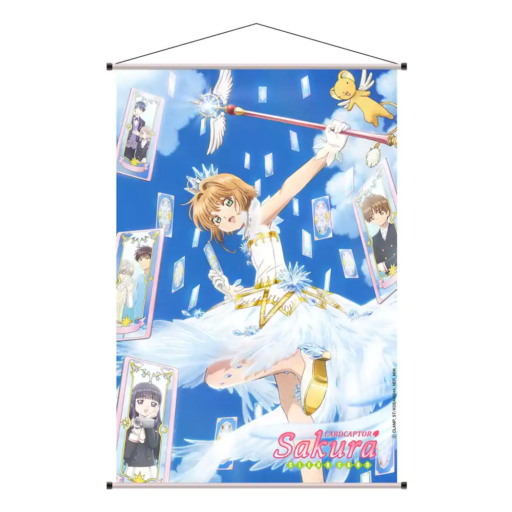 Cardcaptor Sakura Clear Card Zidni svitak Sakura Kinomoto 60 x 90 cm fotografija proizvoda