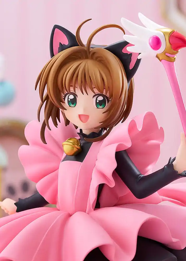 Cardcaptor Sakura Pop Up Parade PVC statua Sakura Kinomoto: Black Cat Costume Ver. L Veličina 22 cm fotografija proizvoda