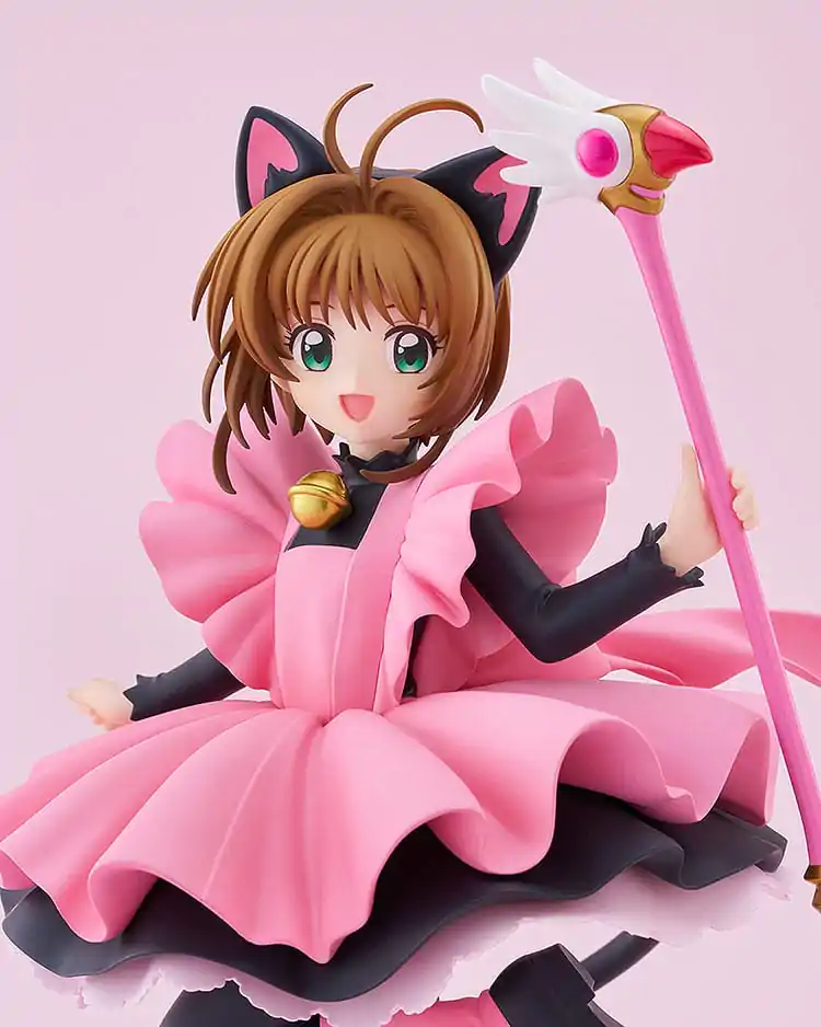 Cardcaptor Sakura Pop Up Parade PVC statua Sakura Kinomoto: Black Cat Costume Ver. L Veličina 22 cm fotografija proizvoda