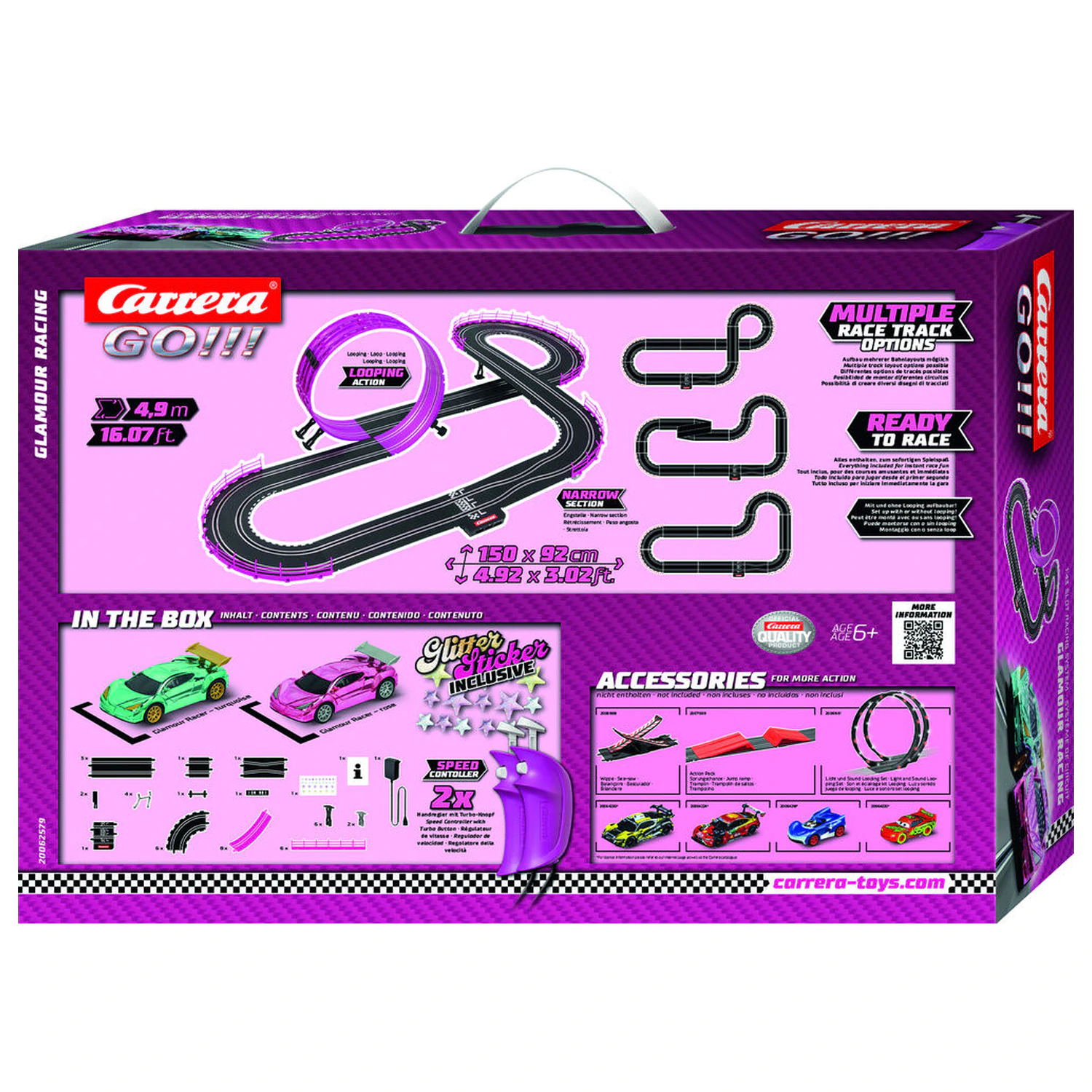 Carrera GO!!! Glamour Racing - trkaća staza fotografija proizvoda