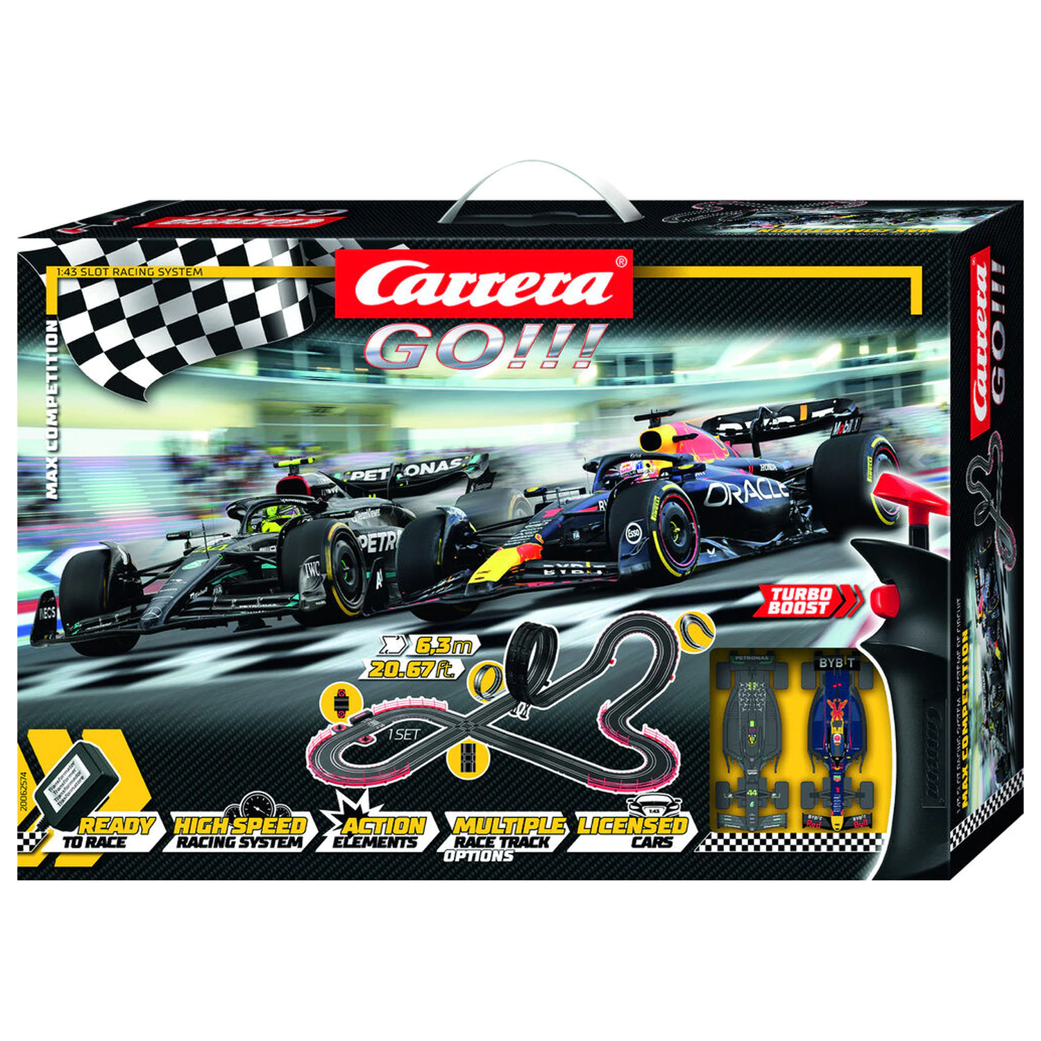 Carrera GO!!! Max Competition trkaći krug fotografija proizvoda
