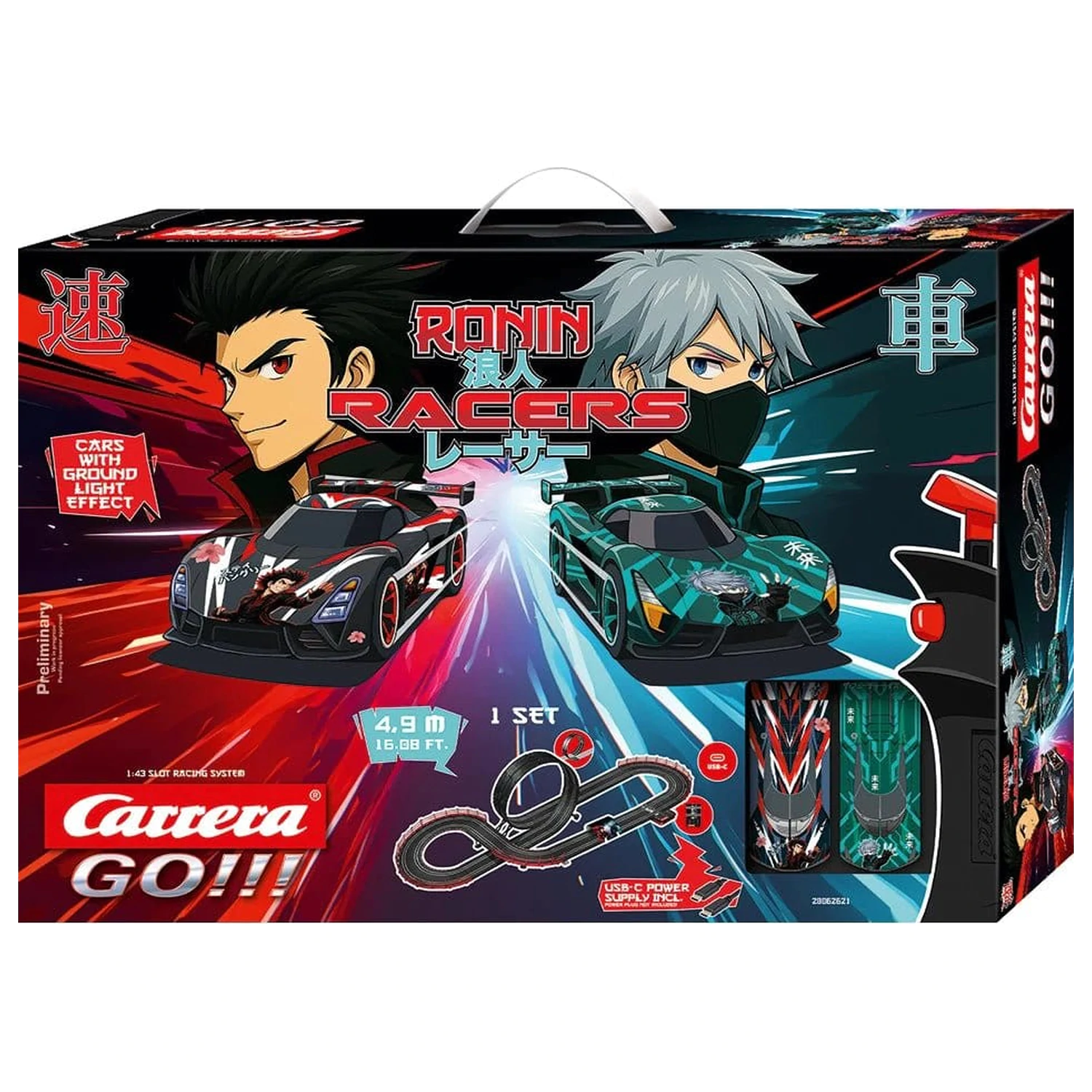 Carrera GO!!! Slot Car Track Set Ronin Racers fotografija proizvoda