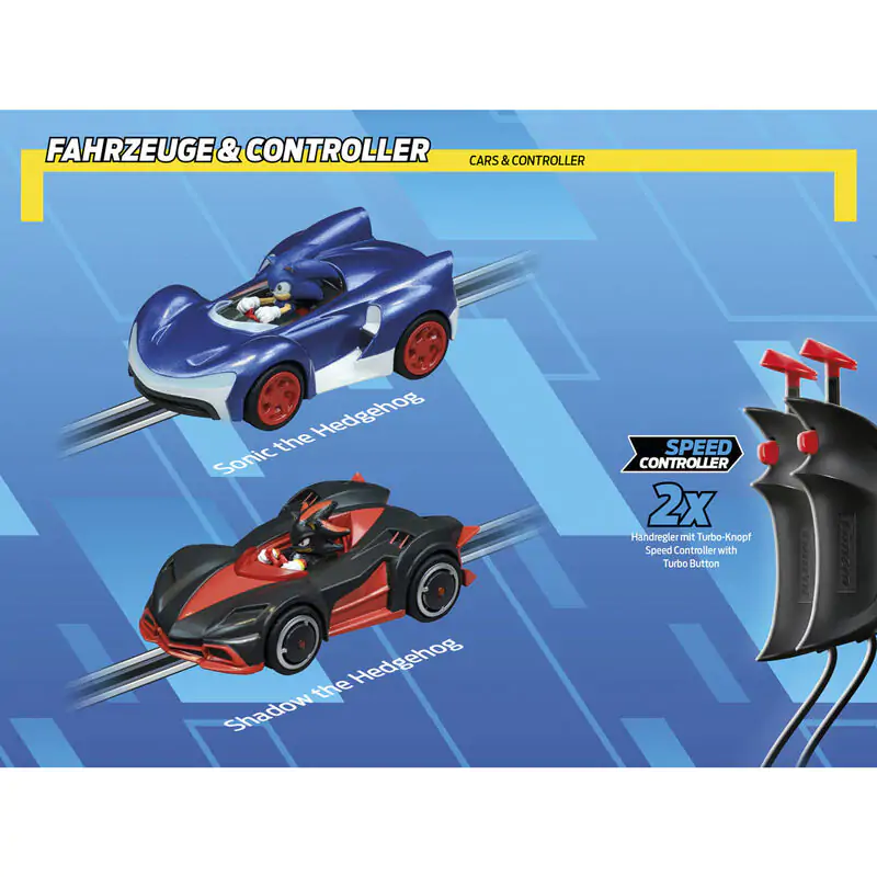 Carrera GO!!! Sonic the Hedgehog Sonic + Shadow Racing staza fotografija proizvoda