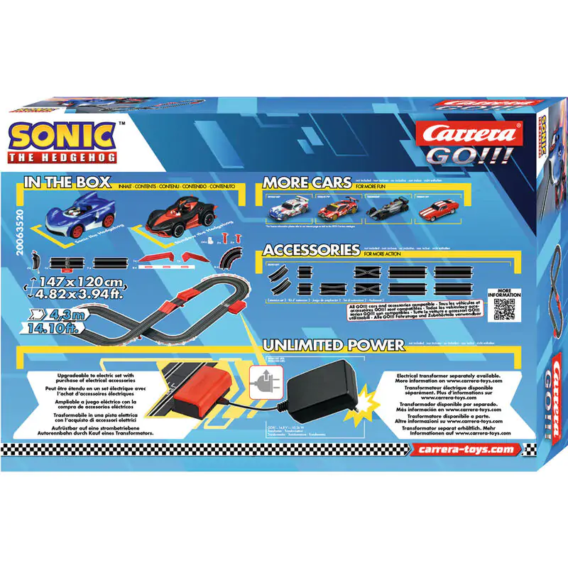 Carrera GO!!! Sonic the Hedgehog Sonic + Shadow trkaća staza fotografija proizvoda