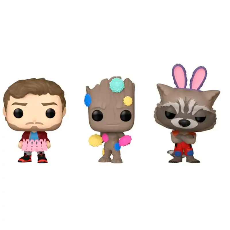 Carrot Pocket POP blister 3 figure Marvel Guardians of the Galaxy fotografija proizvoda