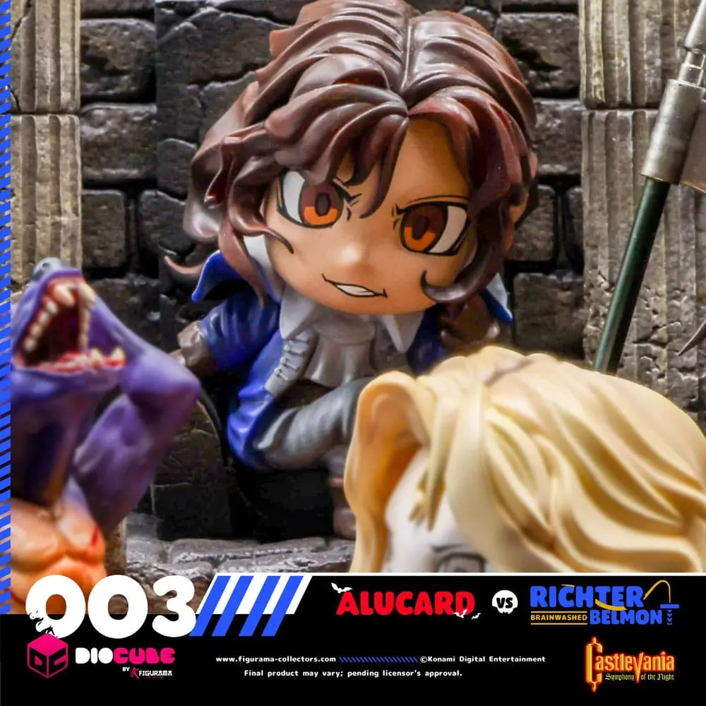 Castlevania DioCube PVC diorama Alucard Vs Richter Belmont 15 cm fotografija proizvoda