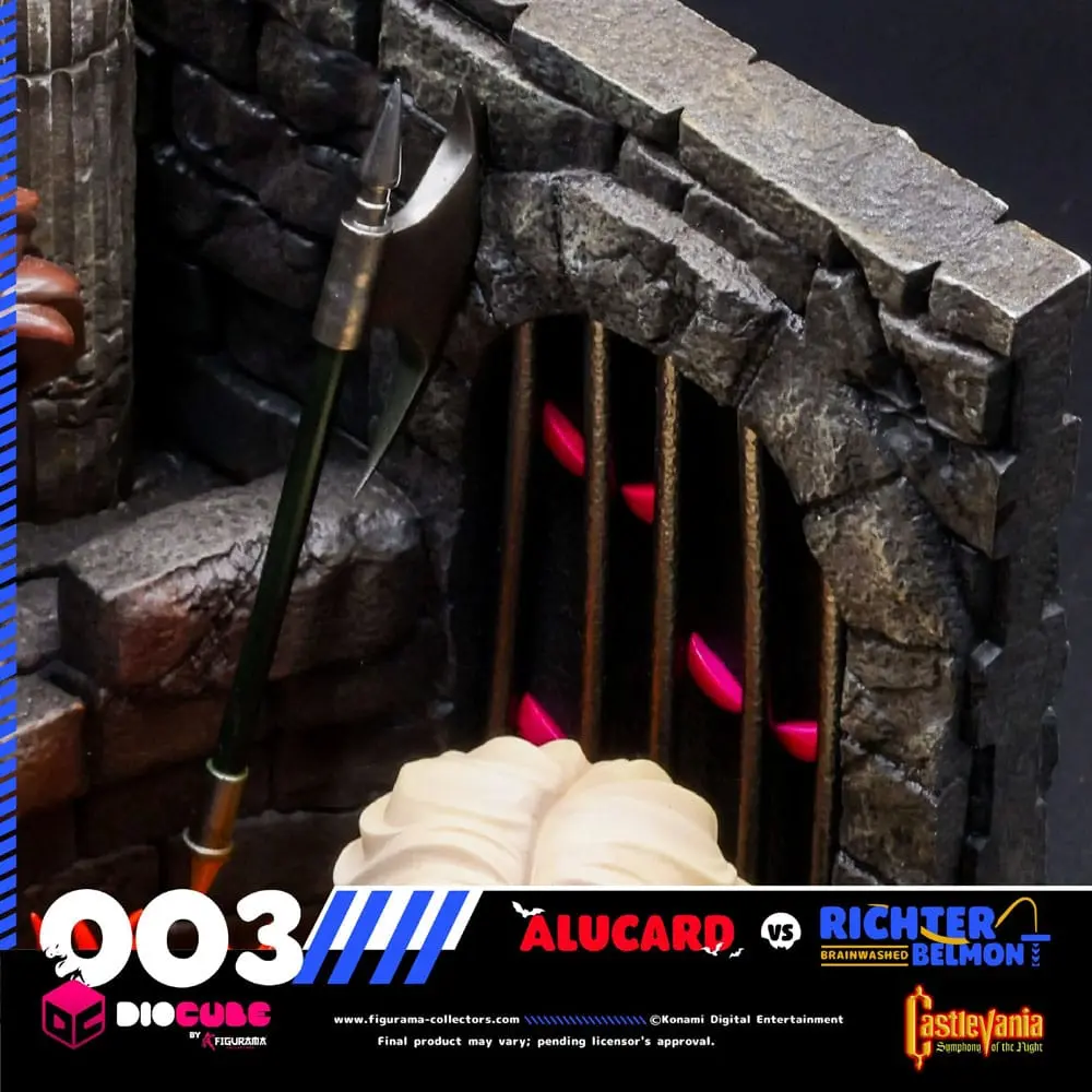 Castlevania DioCube PVC diorama Alucard Vs Richter Belmont 15 cm fotografija proizvoda