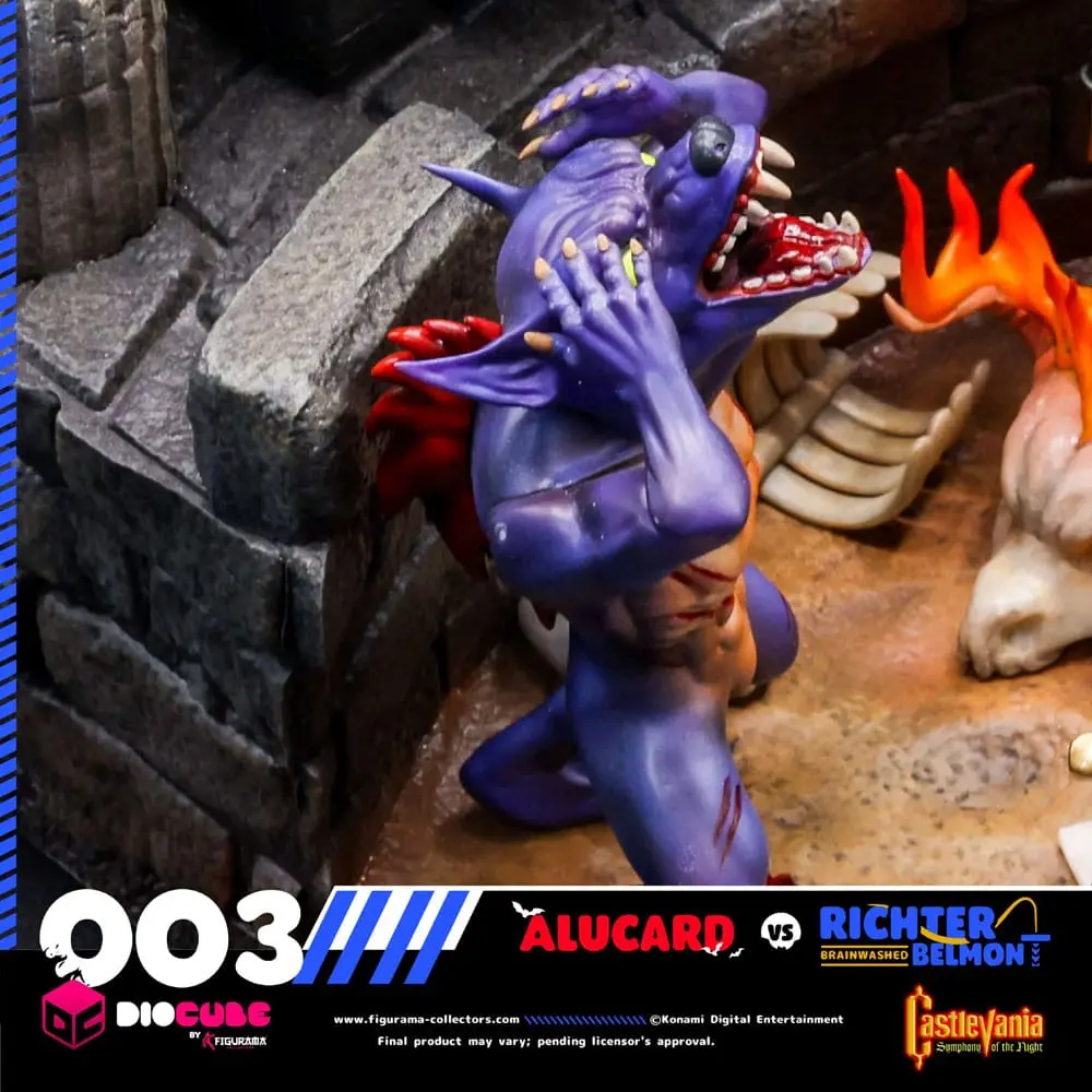 Castlevania DioCube PVC diorama Alucard Vs Richter Belmont 15 cm fotografija proizvoda