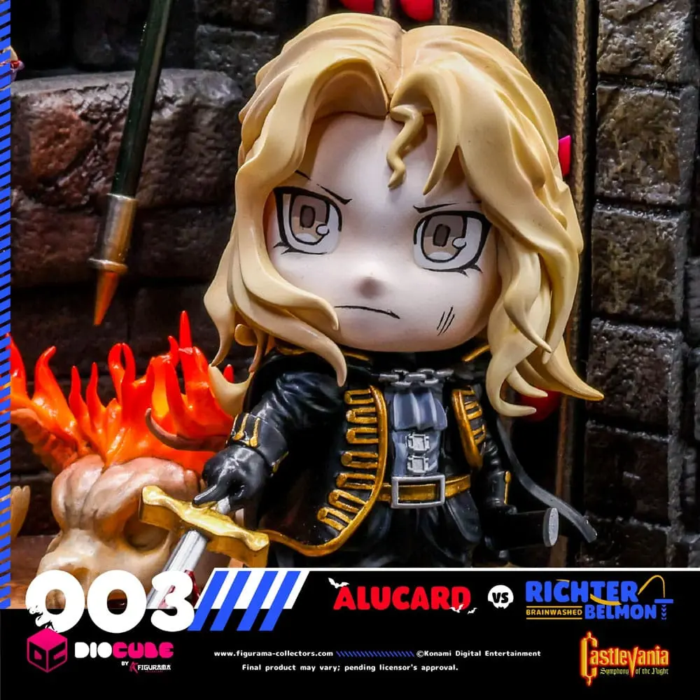 Castlevania DioCube PVC diorama Alucard Vs Richter Belmont 15 cm fotografija proizvoda