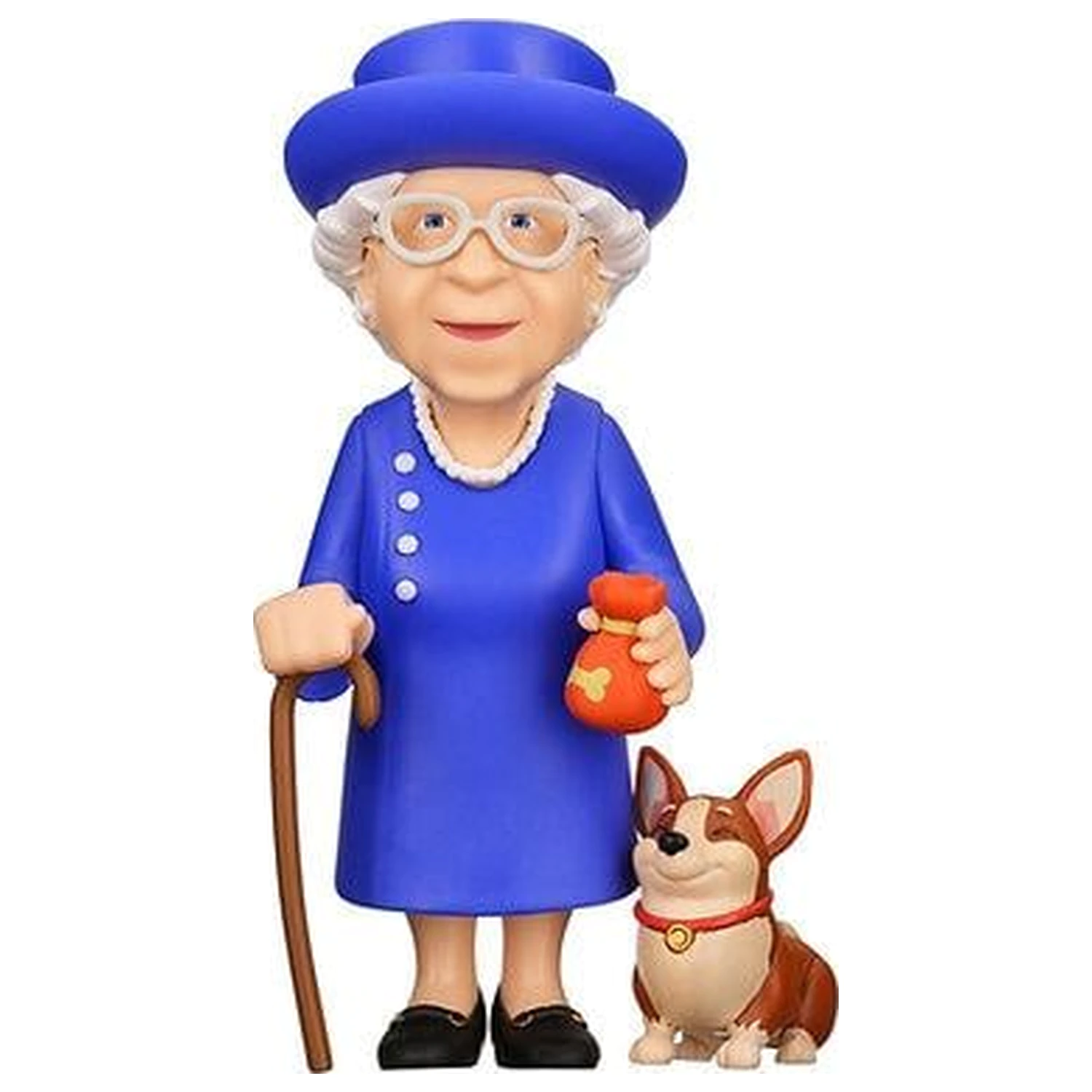 Celebrity Queen Elizabeth II with her Corgi figura Minix 12 cm fotografija proizvoda