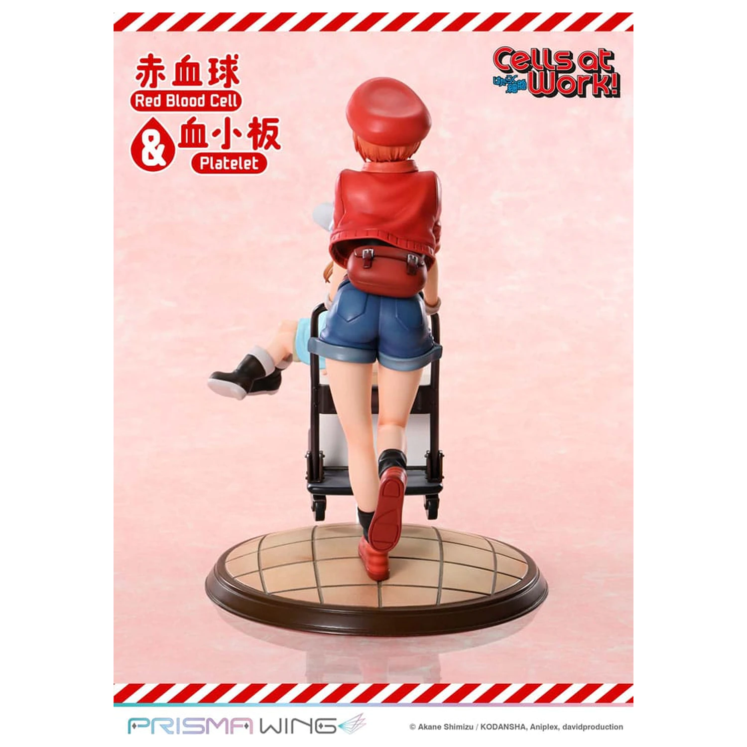 Cells at Work Prisma Wing PVC Statua Red Blood Cell i Platelet 26 cm fotografija proizvoda