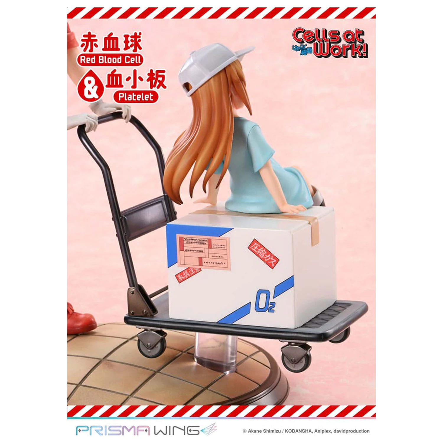 Cells at Work Prisma Wing PVC Statua Red Blood Cell i Platelet 26 cm fotografija proizvoda