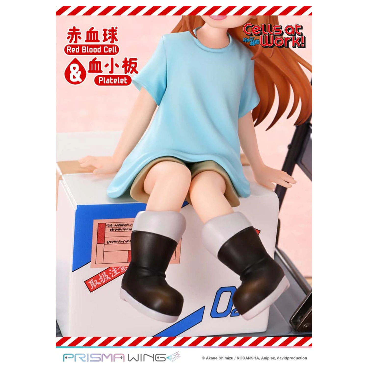 Cells at Work Prisma Wing PVC Statua Red Blood Cell i Platelet 26 cm fotografija proizvoda