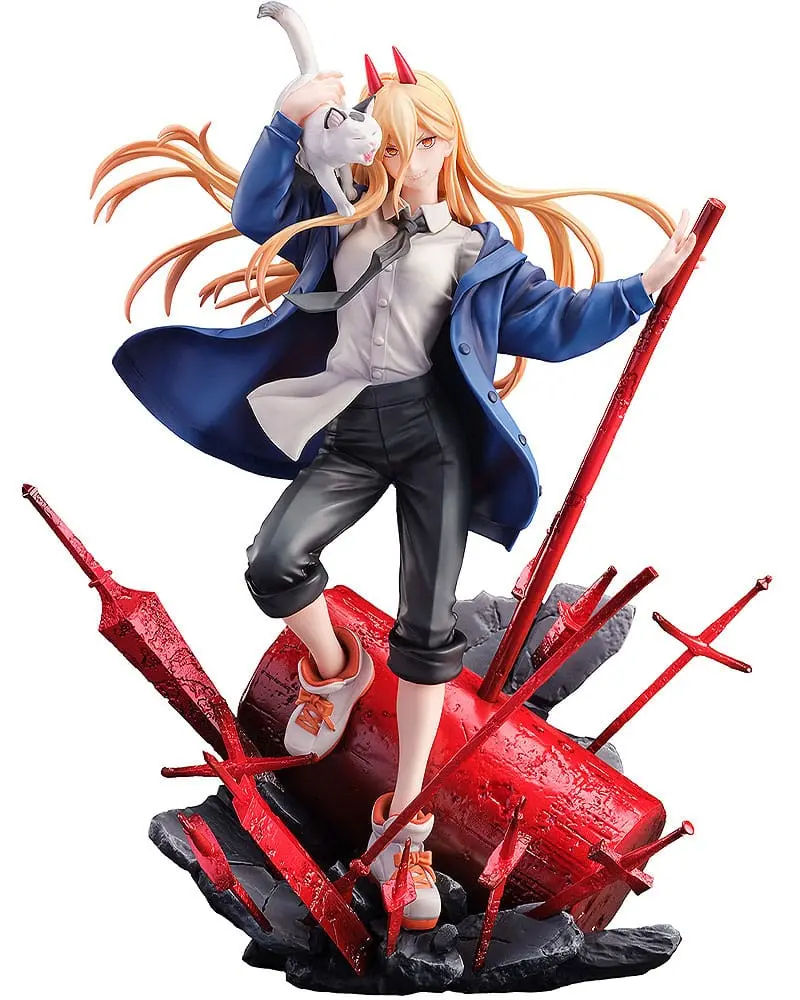 Chainsaw Man kip 1/7 Power & Meowy 28 cm fotografija proizvoda