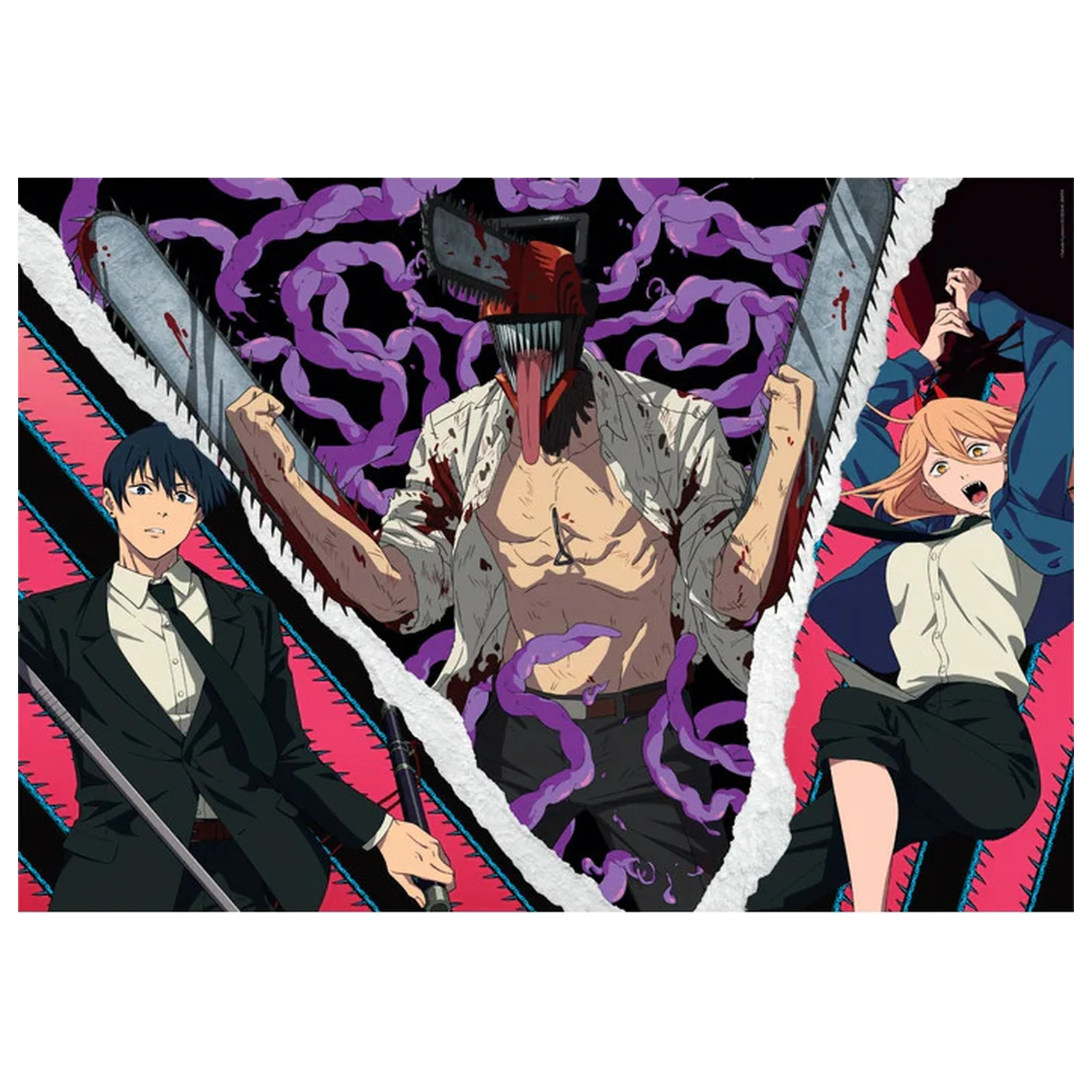 Chainsaw Man Demon Ripper kocka puzzle od 500 dijelova fotografija proizvoda