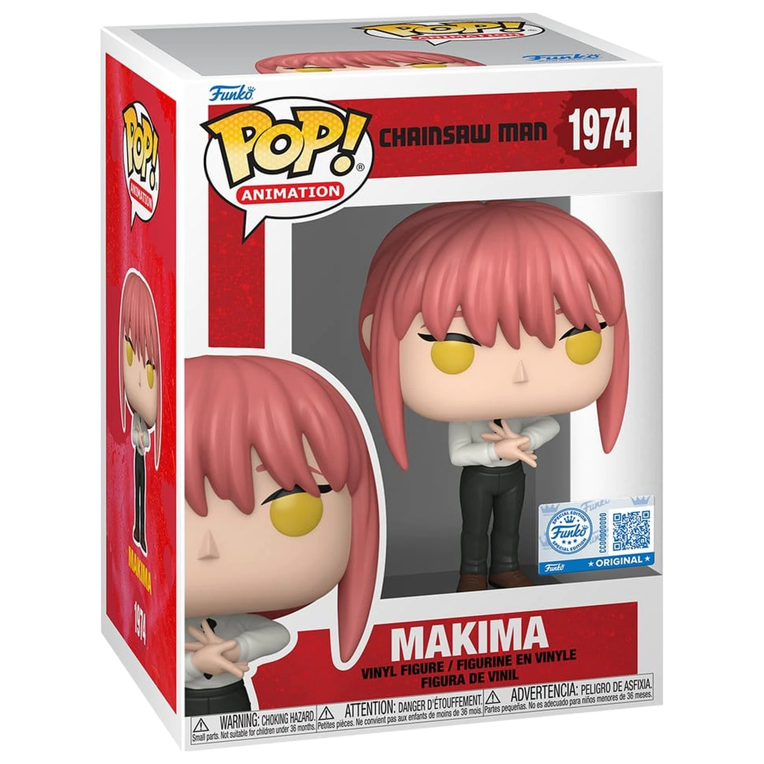 Chainsaw Man Funko POP! Animation vinilna figura Makima Exclusive Edition 9 cm fotografija proizvoda