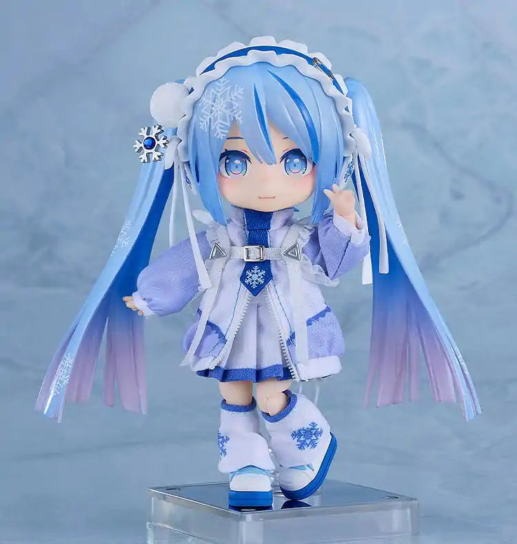 Character Vocal Series 01: Hatsune Miku Nendoroid Doll akcijska figura Snow Miku: Yukiiro Pop Ver. 14 cm fotografija proizvoda