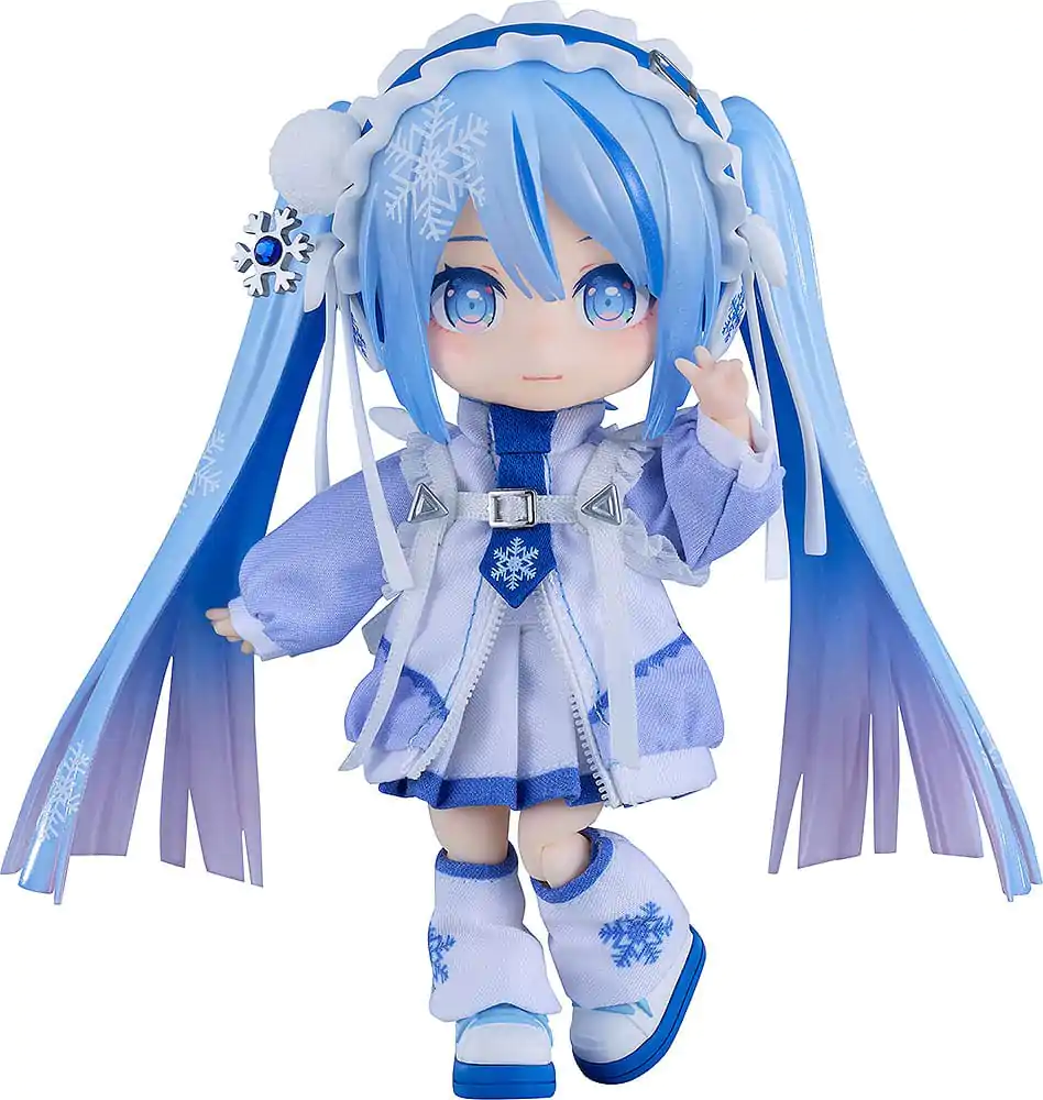 Character Vocal Series 01: Hatsune Miku Nendoroid Doll akcijska figura Snow Miku: Yukiiro Pop Ver. 14 cm fotografija proizvoda