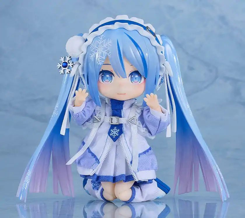 Character Vocal Series 01: Hatsune Miku Nendoroid Doll akcijska figura Snow Miku: Yukiiro Pop Ver. 14 cm fotografija proizvoda