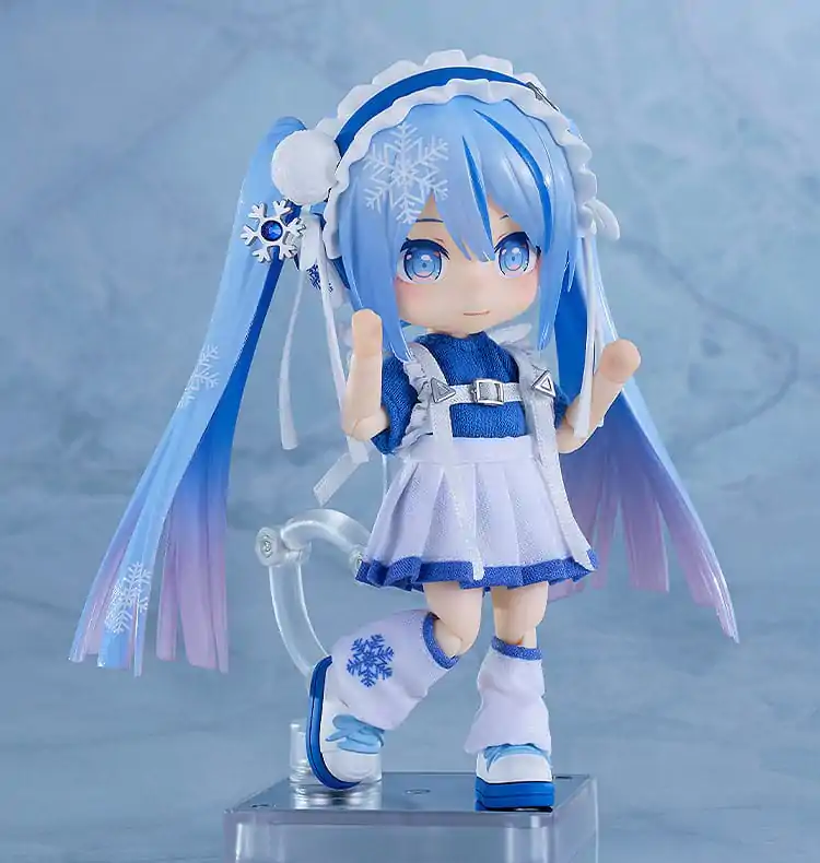 Character Vocal Series 01: Hatsune Miku Nendoroid Doll akcijska figura Snow Miku: Yukiiro Pop Ver. 14 cm fotografija proizvoda