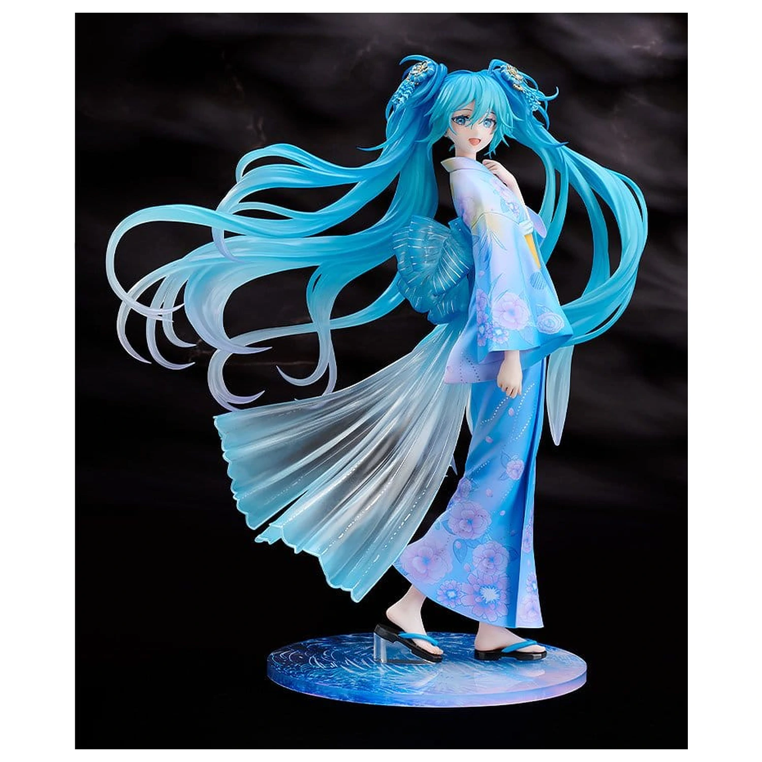 Character Vocal Series 01: Hatsune Miku PVC figura 1/7 Music & Fire Works Ver. 23 cm fotografija proizvoda