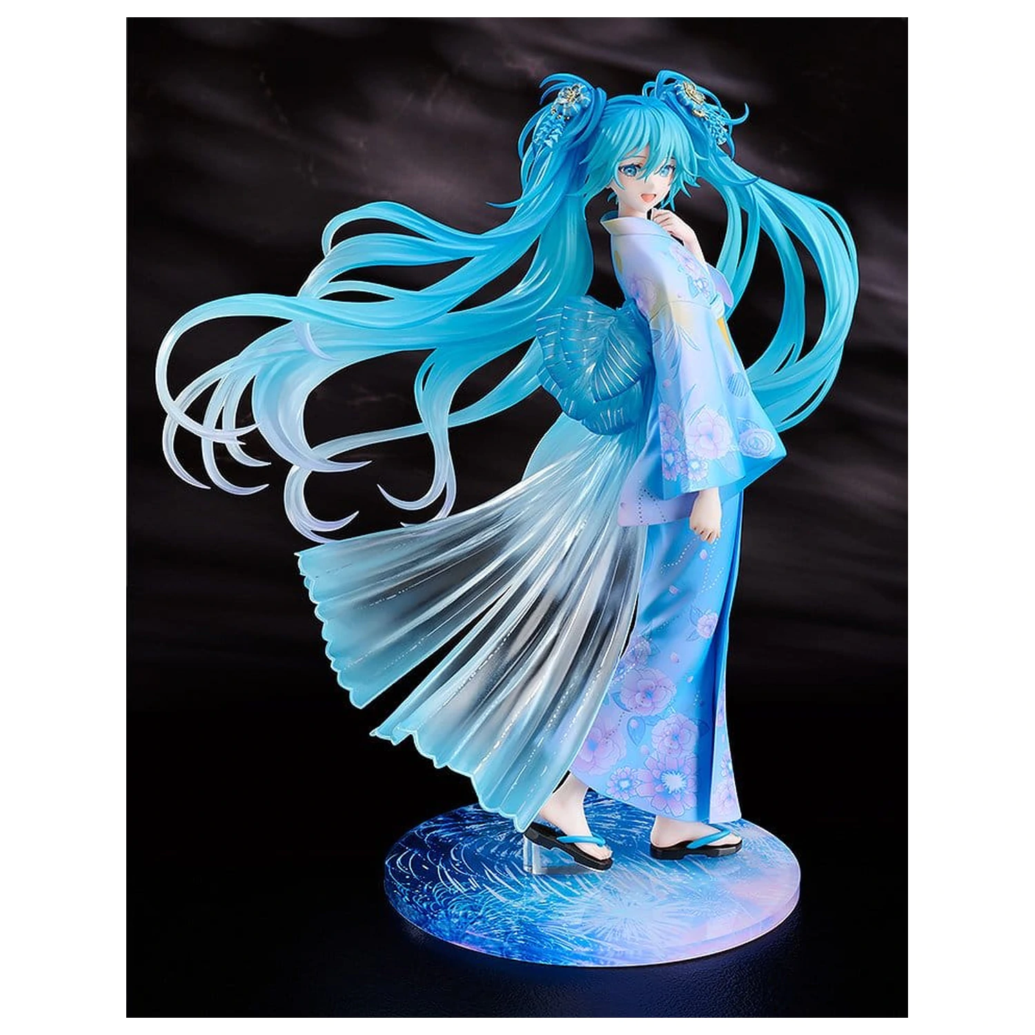 Character Vocal Series 01: Hatsune Miku PVC figura 1/7 Music & Fire Works Ver. 23 cm fotografija proizvoda