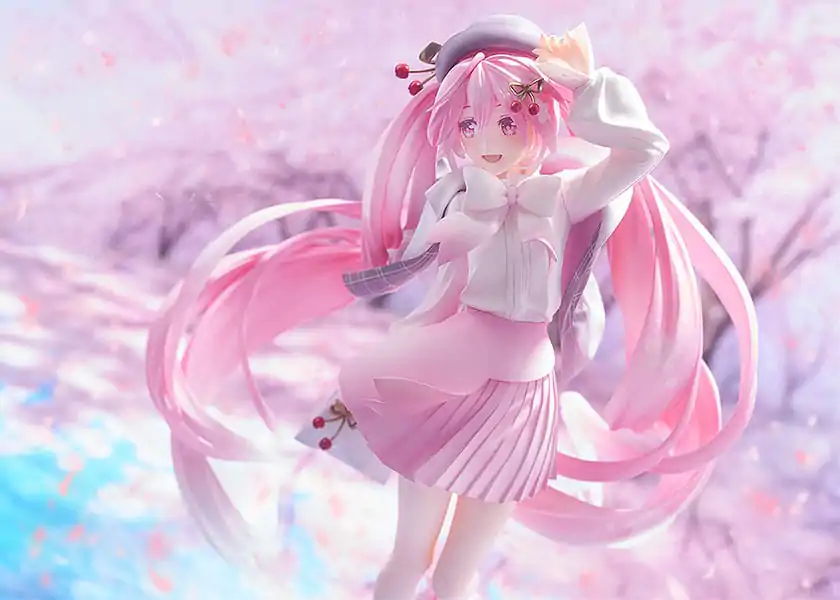 Character Vocal Series 01: Hatsune Miku PVC kip 1/7 Sakura Miku: Hanami Outfit Ver. 28 cm fotografija proizvoda