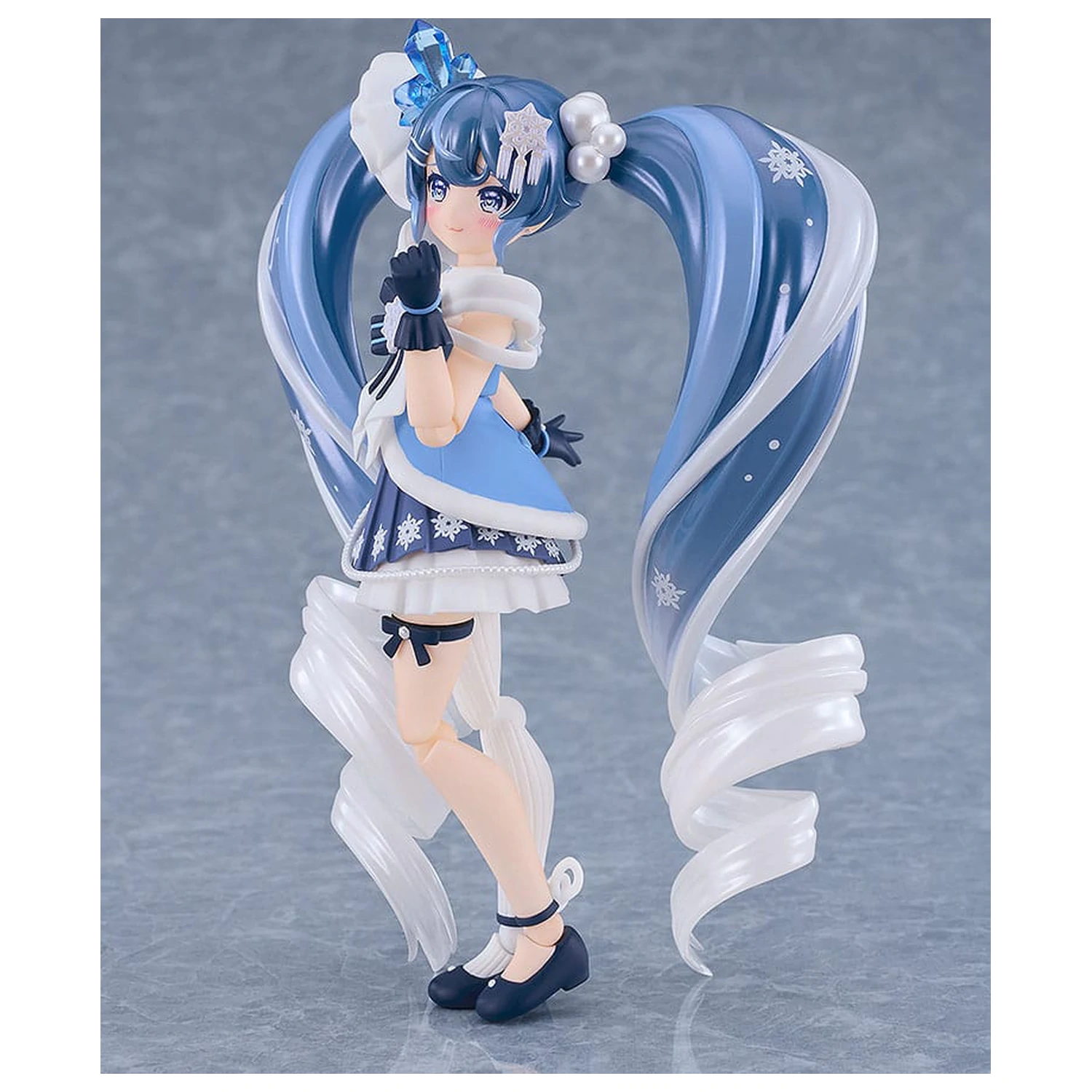 Character Vocal Series 01: Hatsune Miku Figma akcijska figura Snow Miku: Crystal Snow Ver. 13 cm fotografija proizvoda
