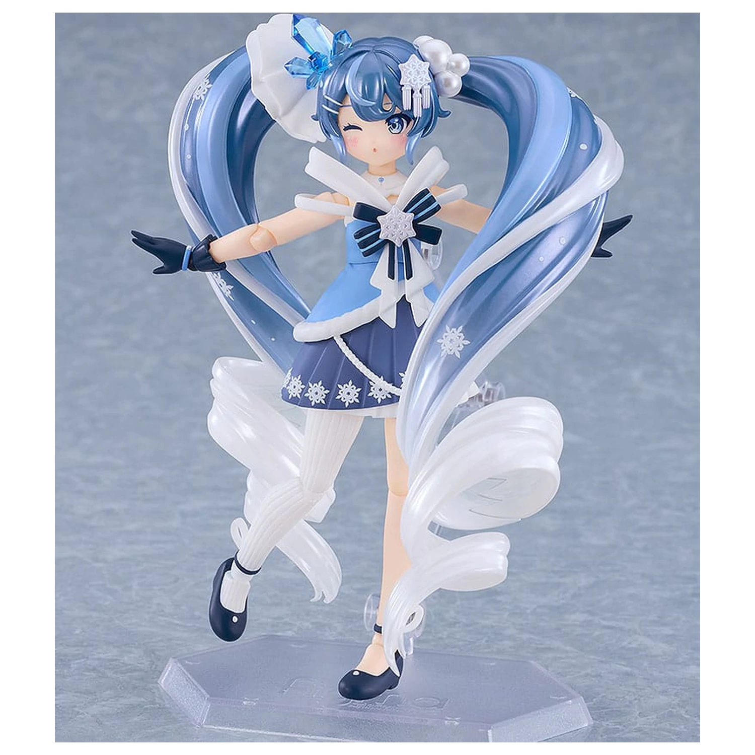 Character Vocal Series 01: Hatsune Miku Figma akcijska figura Snow Miku: Crystal Snow Ver. 13 cm fotografija proizvoda