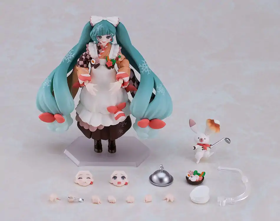 Character Vocal Series 01: Hatsune Miku Figma akcijska figura Snow Miku: Winter Delicacy Ver. 14 cm fotografija proizvoda