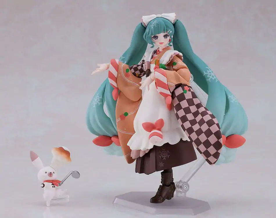 Character Vocal Series 01: Hatsune Miku Figma akcijska figura Snow Miku: Winter Delicacy Ver. 14 cm fotografija proizvoda