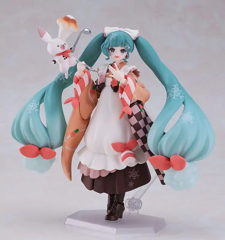 Character Vocal Series 01: Hatsune Miku Figma akcijska figura Snow Miku: Winter Delicacy Ver. 14 cm fotografija proizvoda