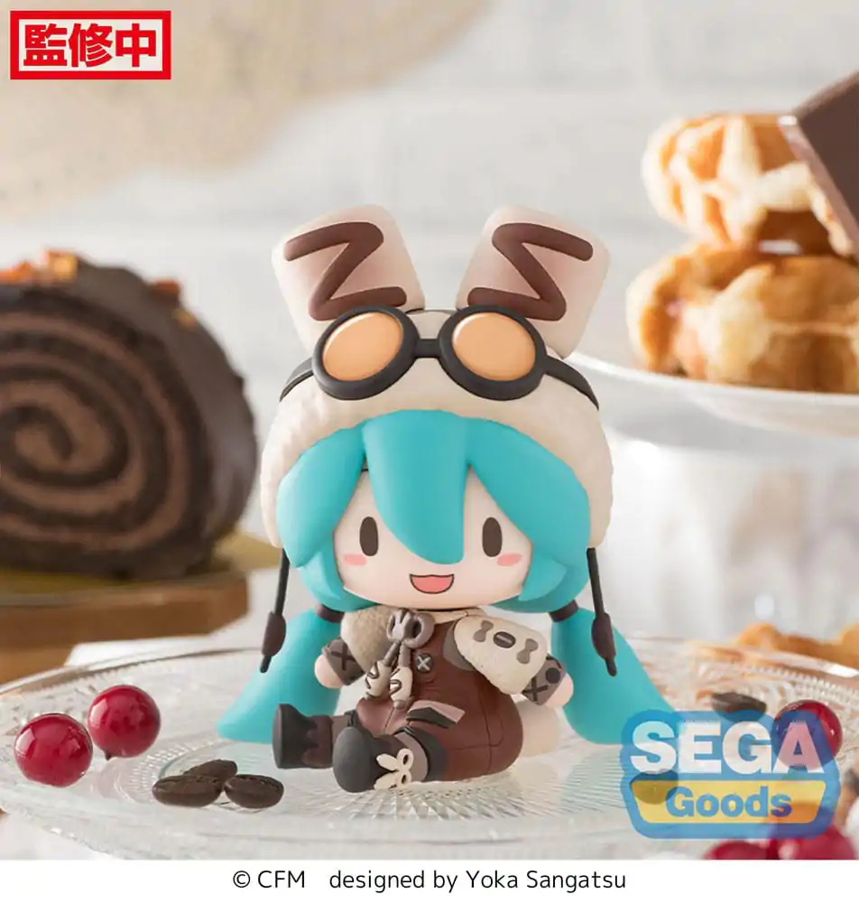 Character Vocal Series 01: Hatsune Miku Fuwa Petit Chibi figurica Hatsune Miku Marshmallow Hot Cocoa 10 cm fotografija proizvoda