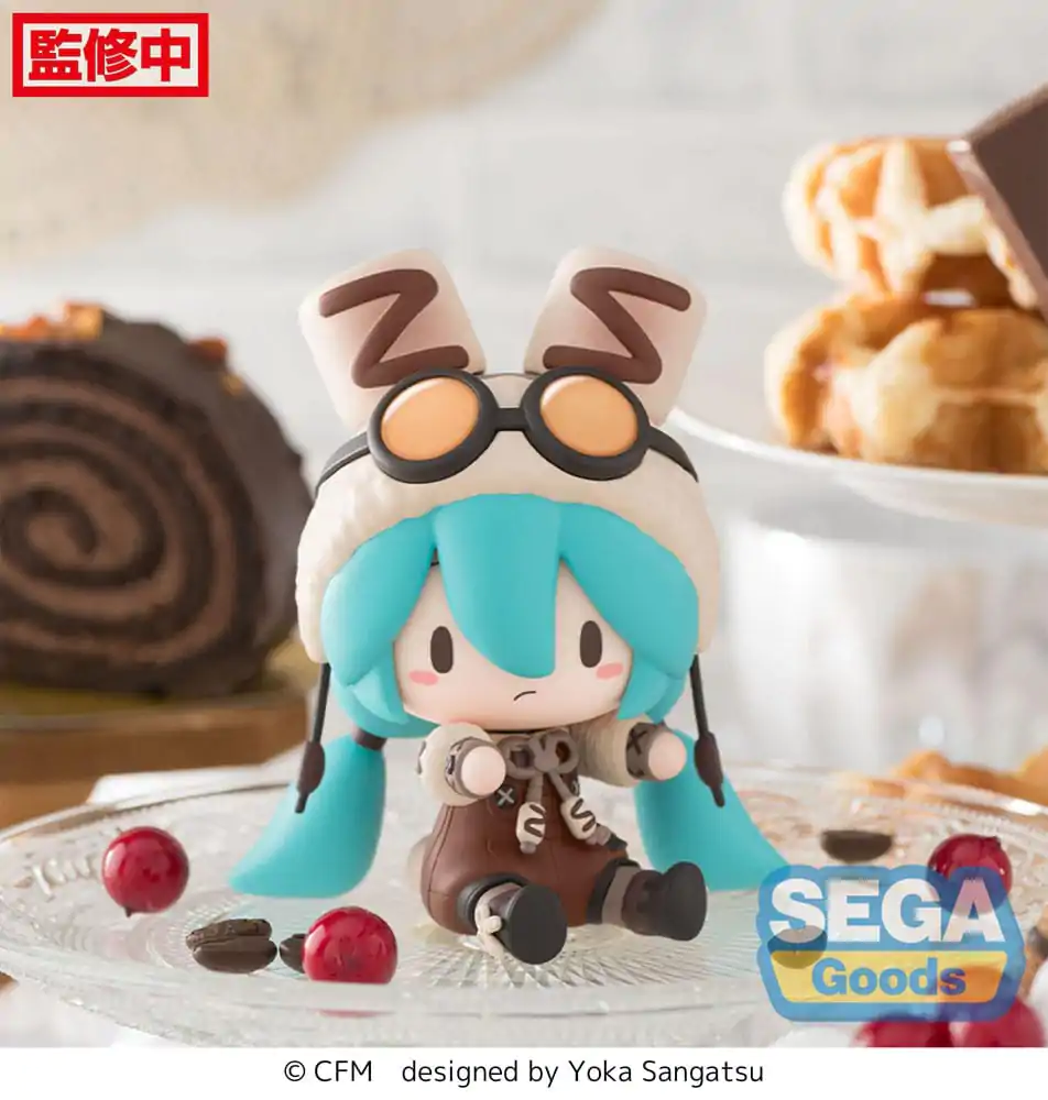 Character Vocal Series 01: Hatsune Miku Fuwa Petit Chibi figurica Hatsune Miku Marshmallow Hot Cocoa 10 cm fotografija proizvoda