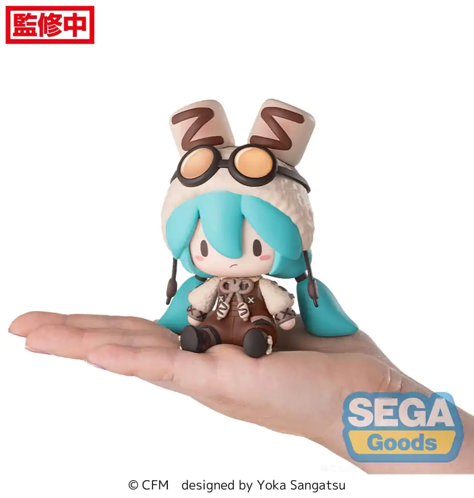 Character Vocal Series 01: Hatsune Miku Fuwa Petit Chibi figurica Hatsune Miku Marshmallow Hot Cocoa 10 cm fotografija proizvoda