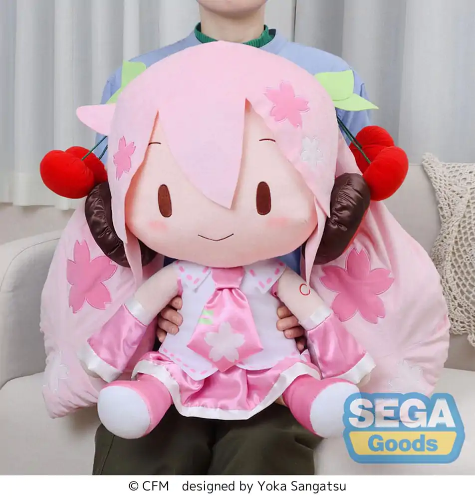 Character Vocal Series 01: Hatsune Miku Fuwa Petit Plišana figura Sakura Miku Dodeka Jumbo 50 cm fotografija proizvoda
