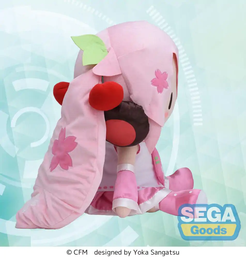 Character Vocal Series 01: Hatsune Miku Fuwa Petit Plišana figura Sakura Miku Dodeka Jumbo 50 cm fotografija proizvoda
