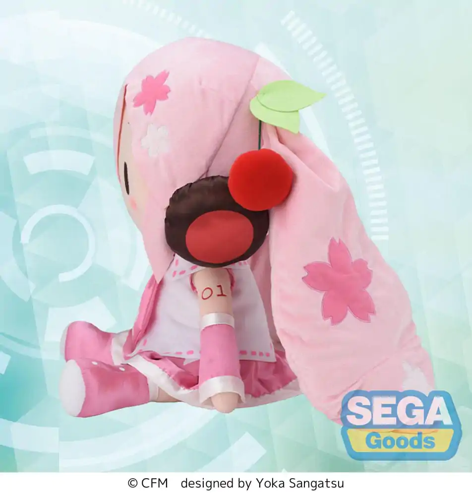 Character Vocal Series 01: Hatsune Miku Fuwa Petit Plišana figura Sakura Miku Dodeka Jumbo 50 cm fotografija proizvoda