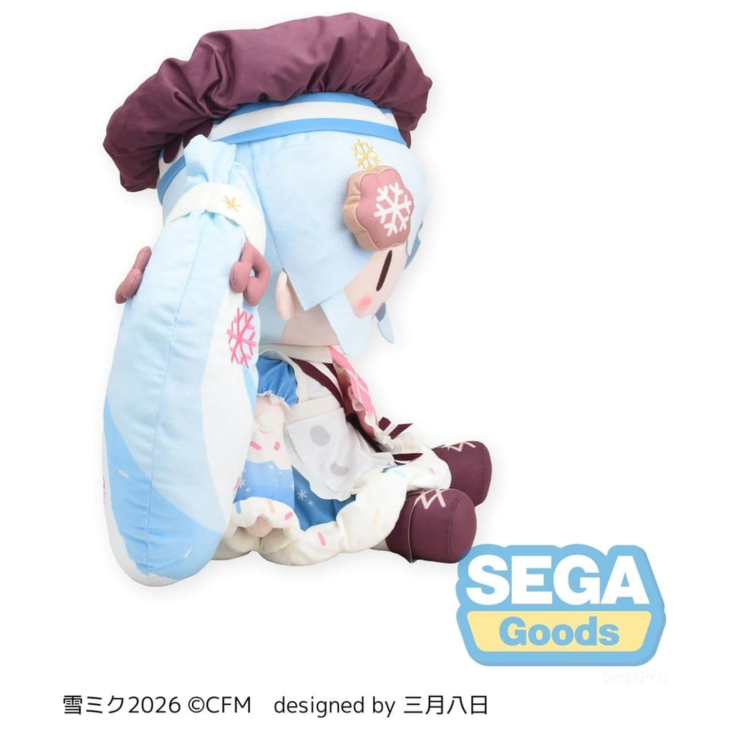 Character Vocal Series 01: Hatsune Miku Fuwa Petit plišana figura Snow Miku 2026 Dodeka Jumbo 50 cm fotografija proizvoda