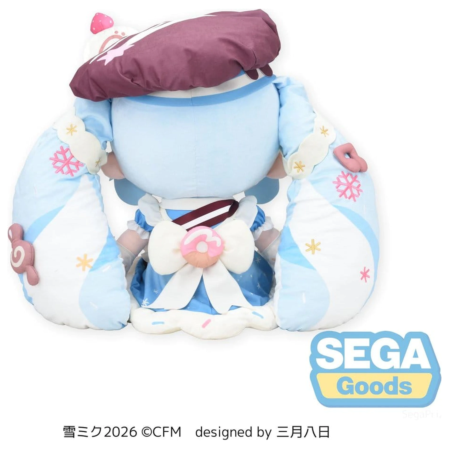Character Vocal Series 01: Hatsune Miku Fuwa Petit plišana figura Snow Miku 2026 Dodeka Jumbo 50 cm fotografija proizvoda