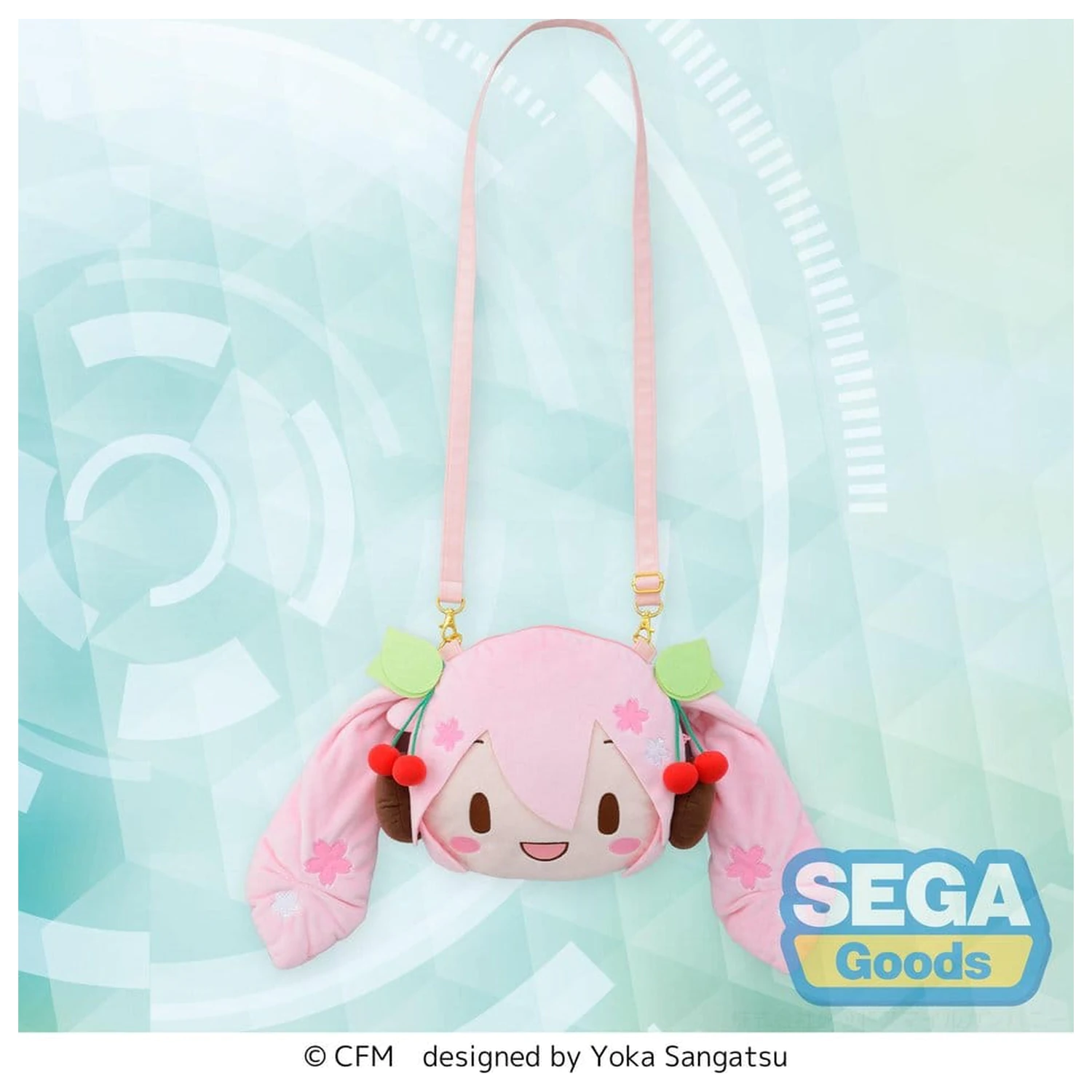 Character Vocal Series 01: Hatsune Miku fuwa petit torba za rame Sakura Miku Face (M) fotografija proizvoda