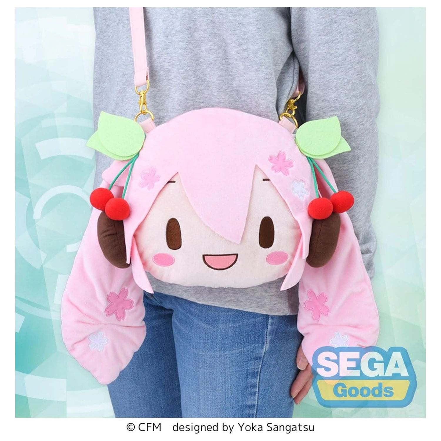 Character Vocal Series 01: Hatsune Miku fuwa petit torba za rame Sakura Miku Face (M) fotografija proizvoda