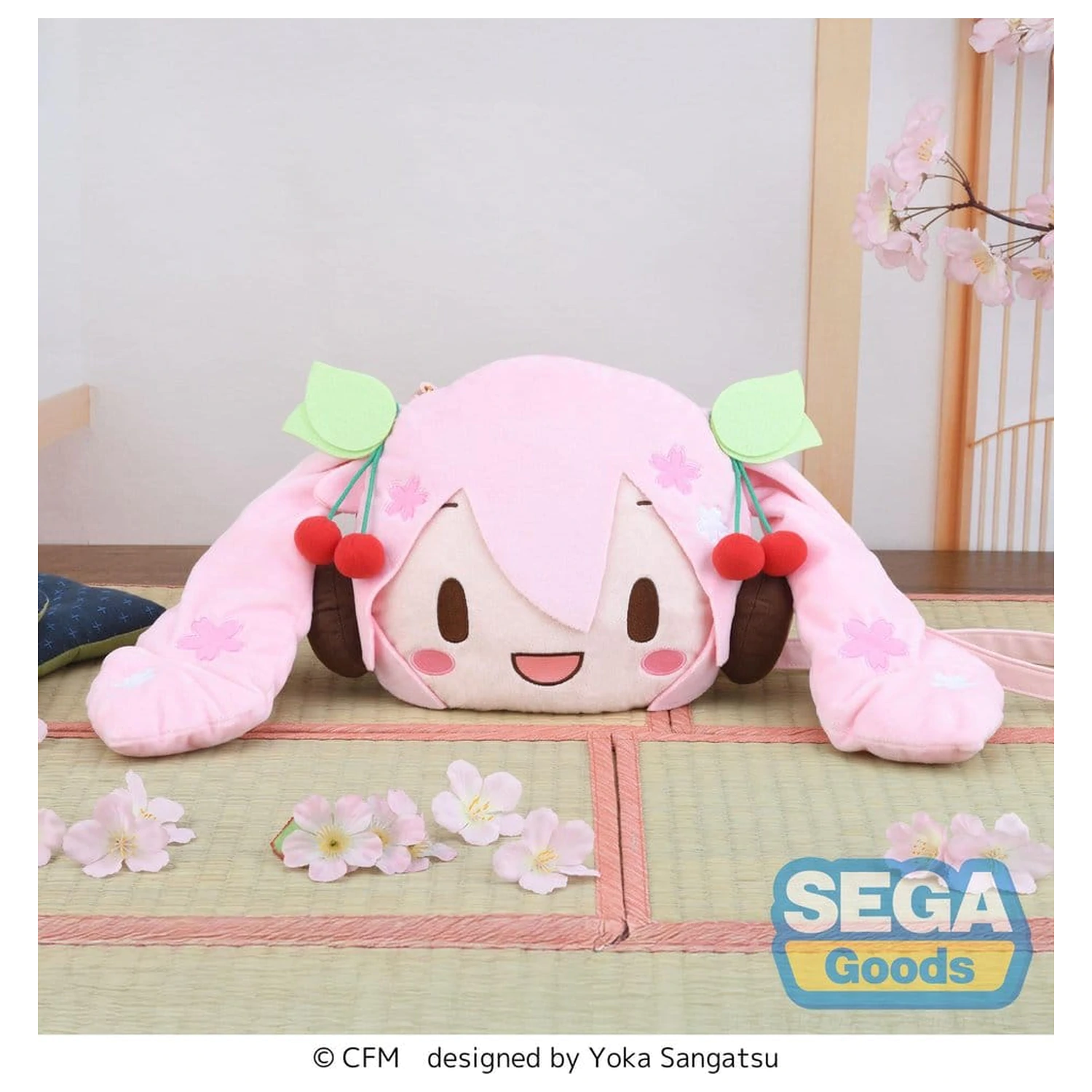 Character Vocal Series 01: Hatsune Miku fuwa petit torba za rame Sakura Miku Face (M) fotografija proizvoda