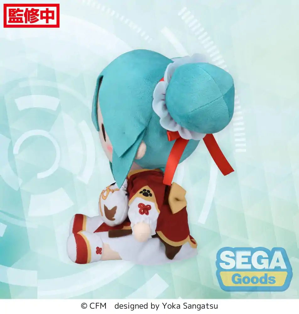 Serija vokalnih likova 01: Hatsune Miku Fuwa Petit plišana figura Hatsune Miku Going Out serija Chinatown verzija M 22 cm fotografija proizvoda