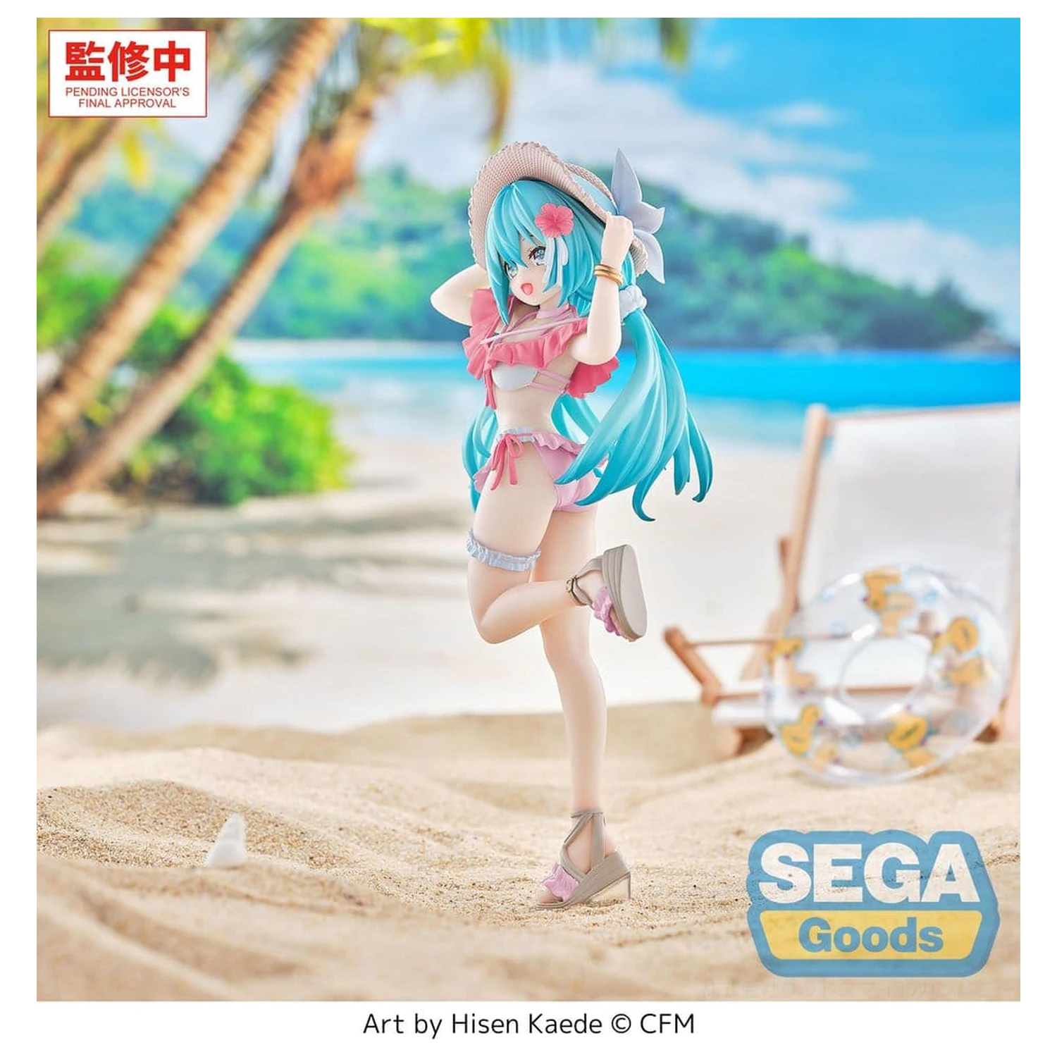 Character Vocal Series 01: Hatsune Miku Luminasta PVC figura Conceptual Series Vol.1 Tropical Ver. 21 cm fotografija proizvoda