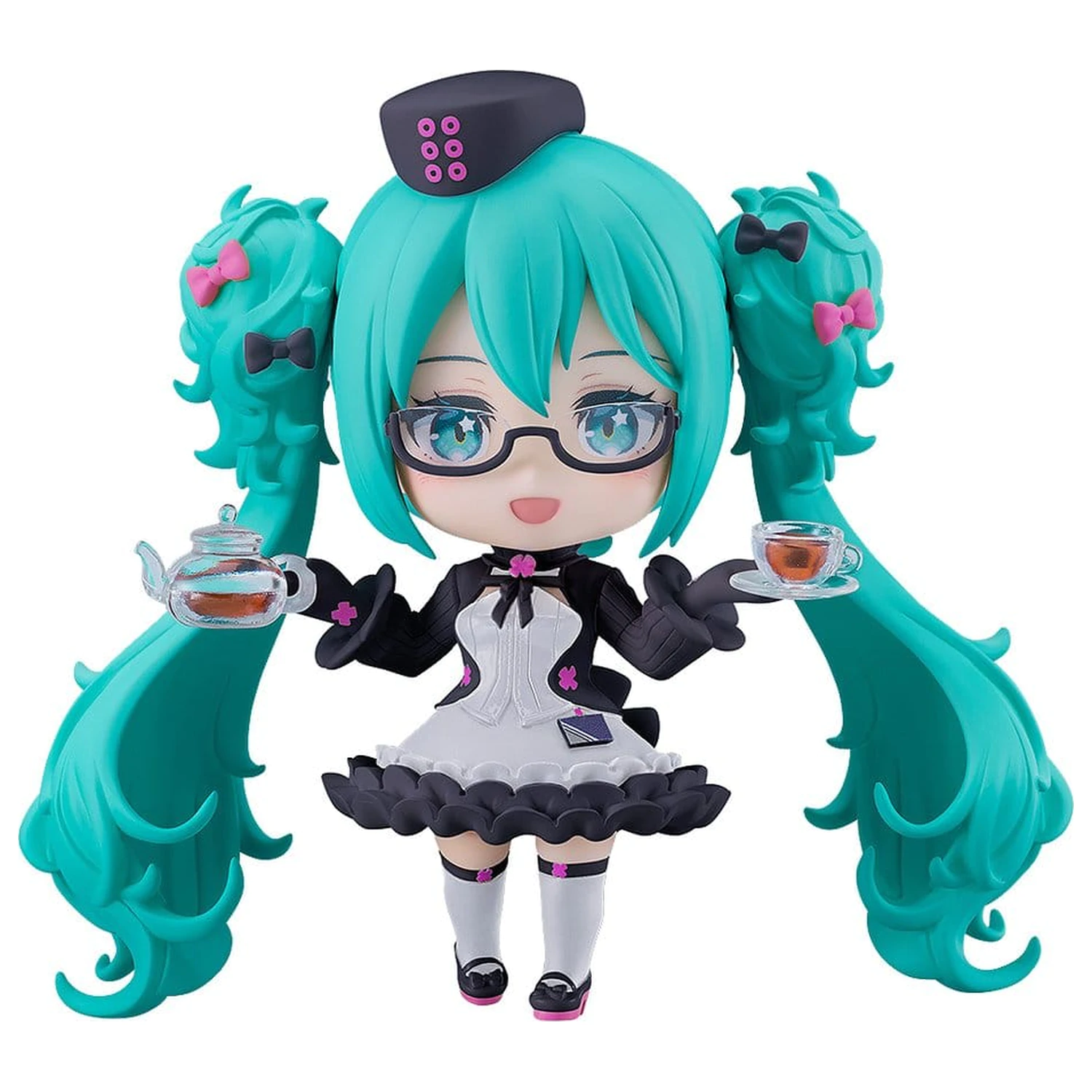 Character Vocal Series 01: Hatsune Miku Nendoroid figura s dodacima Hatsune Miku: Glasses x Café Ver. 10 cm fotografija proizvoda