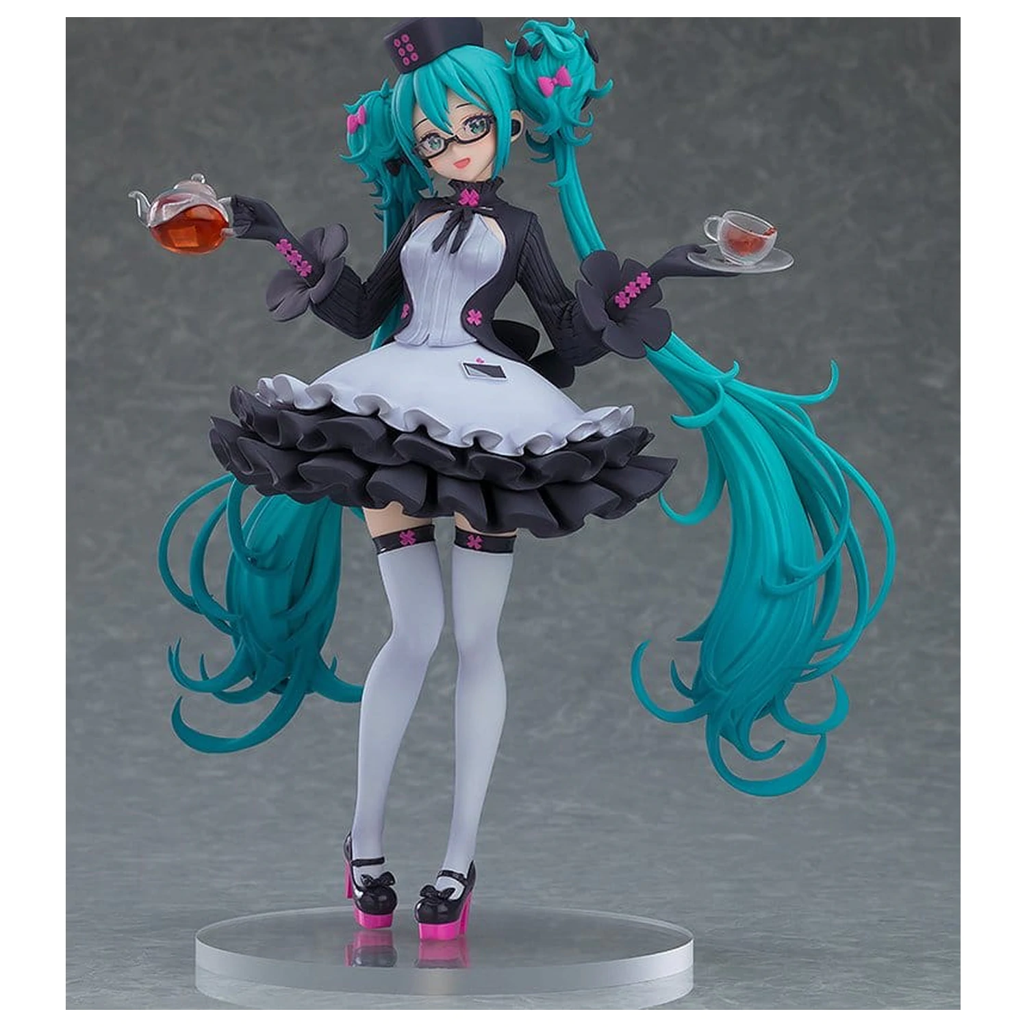 Character Vocal Series 01: Hatsune Miku Pop Up Parade Hatsune Miku: Glasses x Café Ver. 18 cm visoka figurica fotografija proizvoda