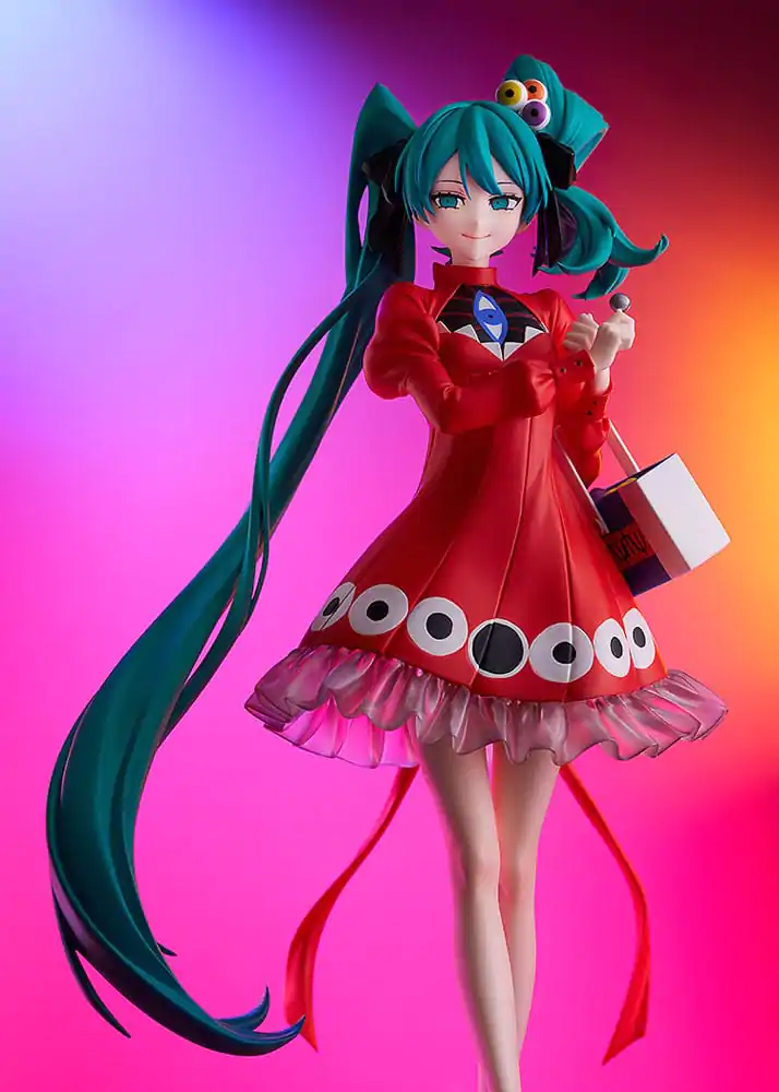 Serija vokalnih likova 01: Hatsune Miku Pop Up Parade L PVC kip Hatsune Miku: Psi verzija. Verzija L veličina 23 cm fotografija proizvoda